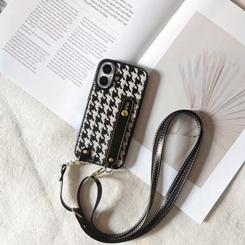 AURORA Ingenium Ovitek s Karo Vzorcem - Črna