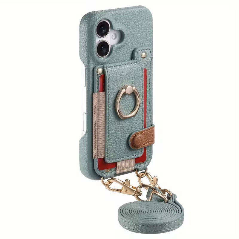 ALMA NOIR Wallet and Ring Case - Blue